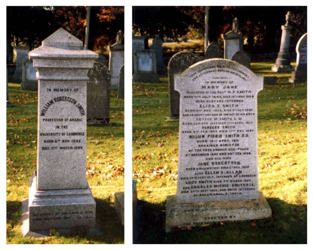 Smith family tombstones in Keig, FP